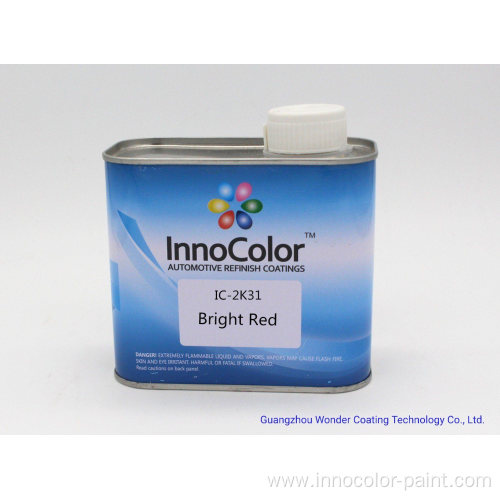 Innocolor Automotive Refinish Paint 1K Solid Colors Transoxide Red